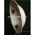 porcelain salad bowl with 4 decal ceramic salad bowl